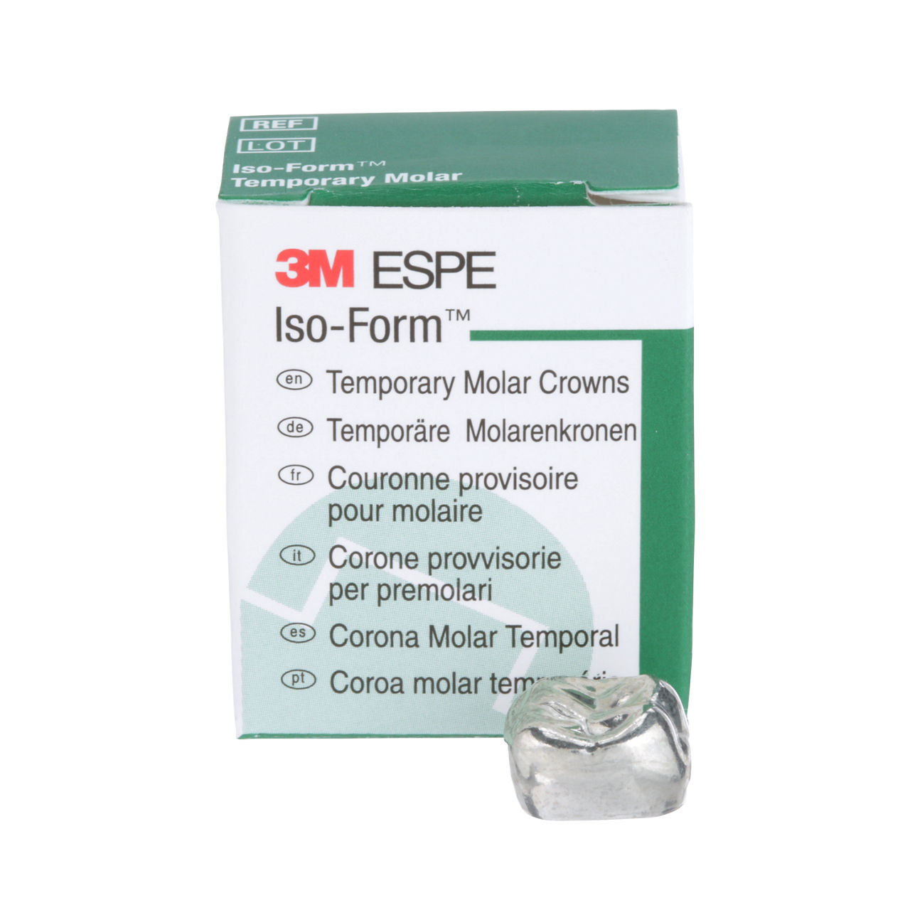 3M™ Iso-Form™ Temporary Molar Crowns, U62, Upper Right First Molar, 5Crowns