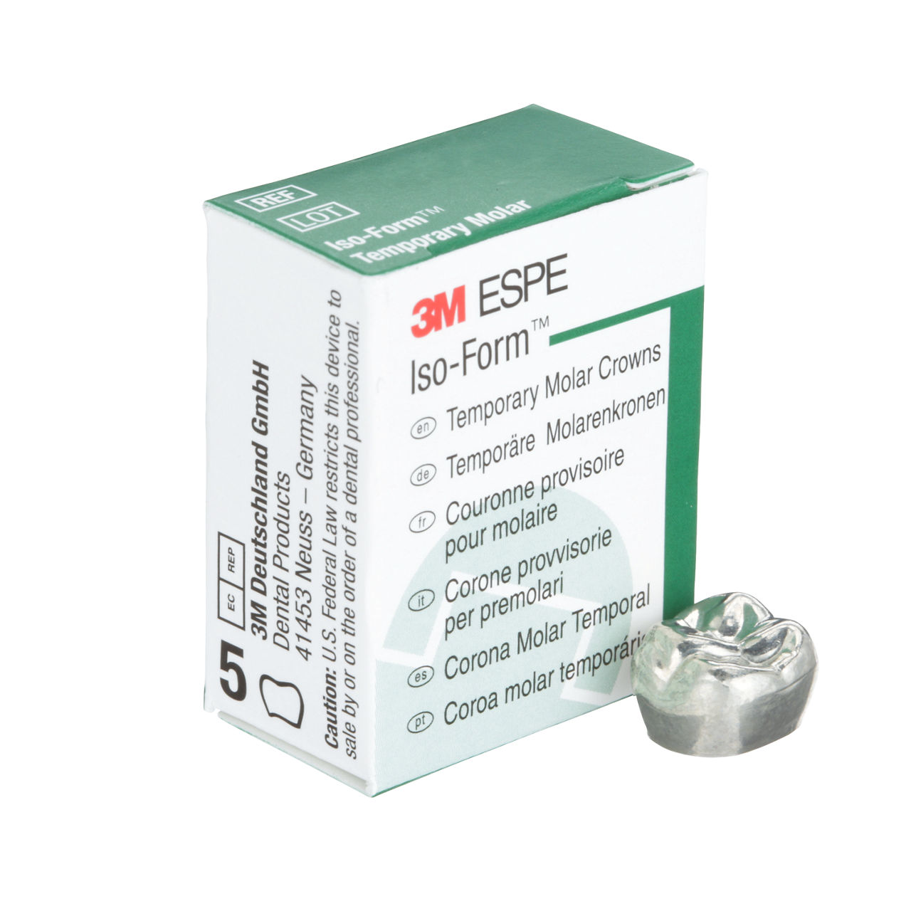 3M ESPE Iso-Form First Molar Replacement Crown, U-64, upper right