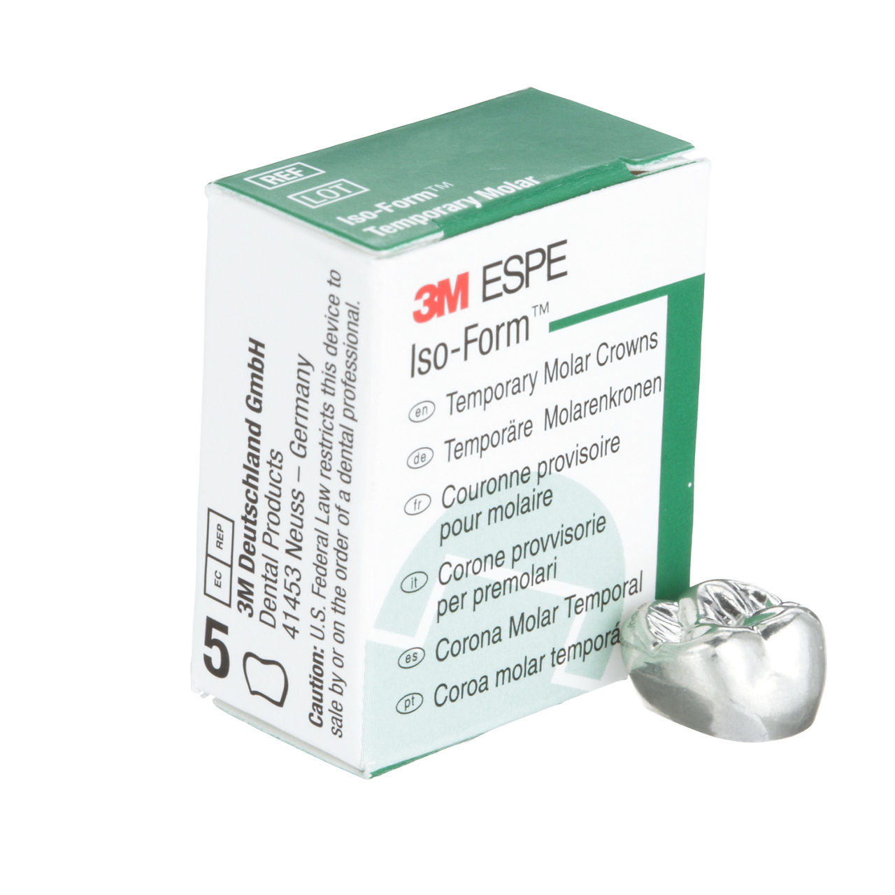 3M ESPE Iso-Form First Molar Replacement Crown, U-66, upper right