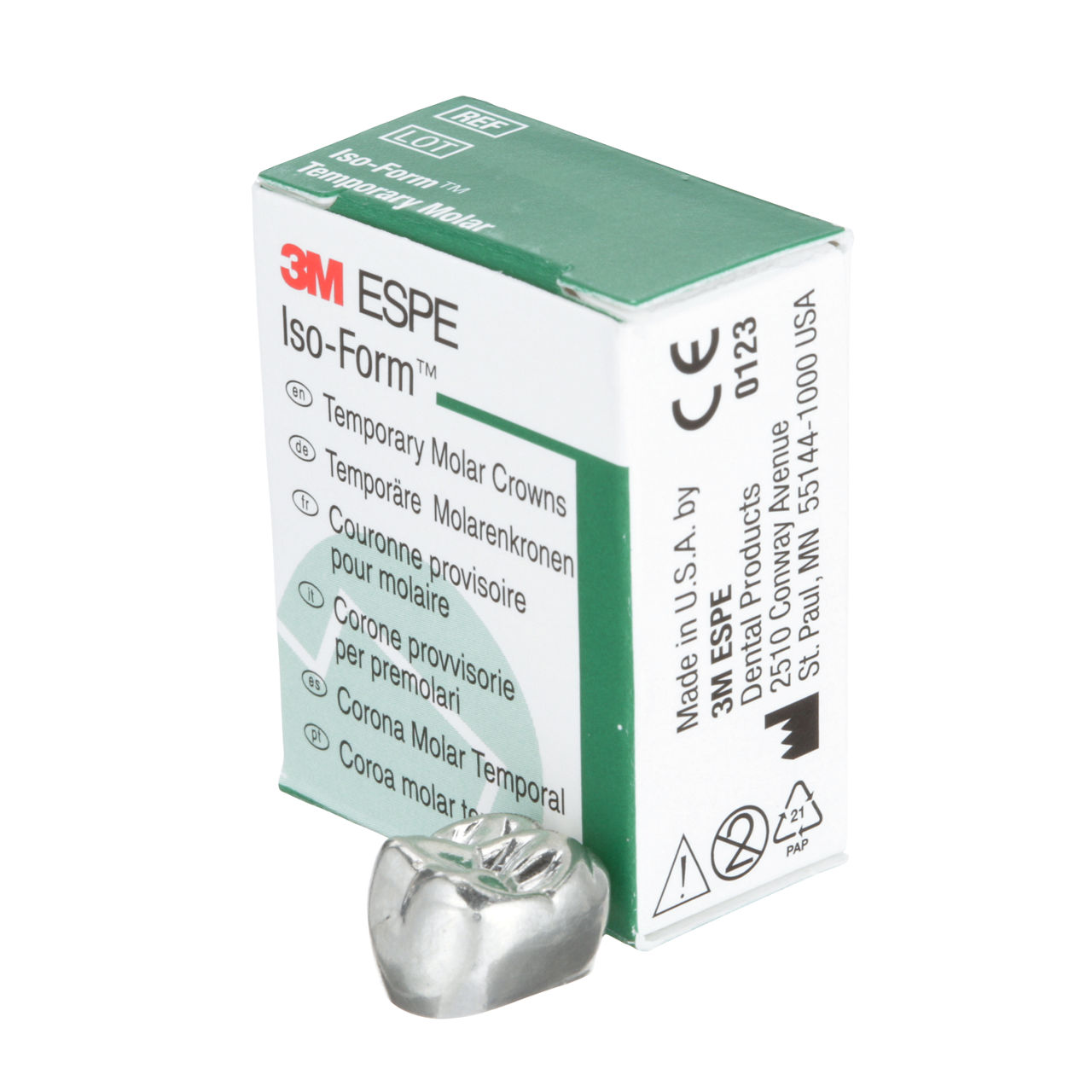 3M ESPE Iso-Form First Molar Replacement Crown, U-66, upper right