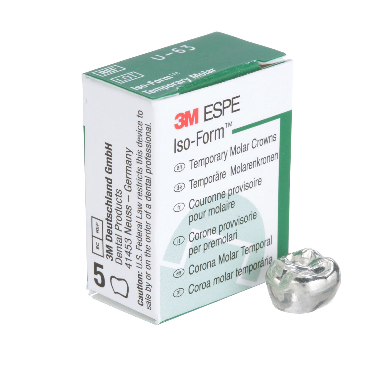 U-63 ION ISO MOLAR REPLACE CRN 5/PAC