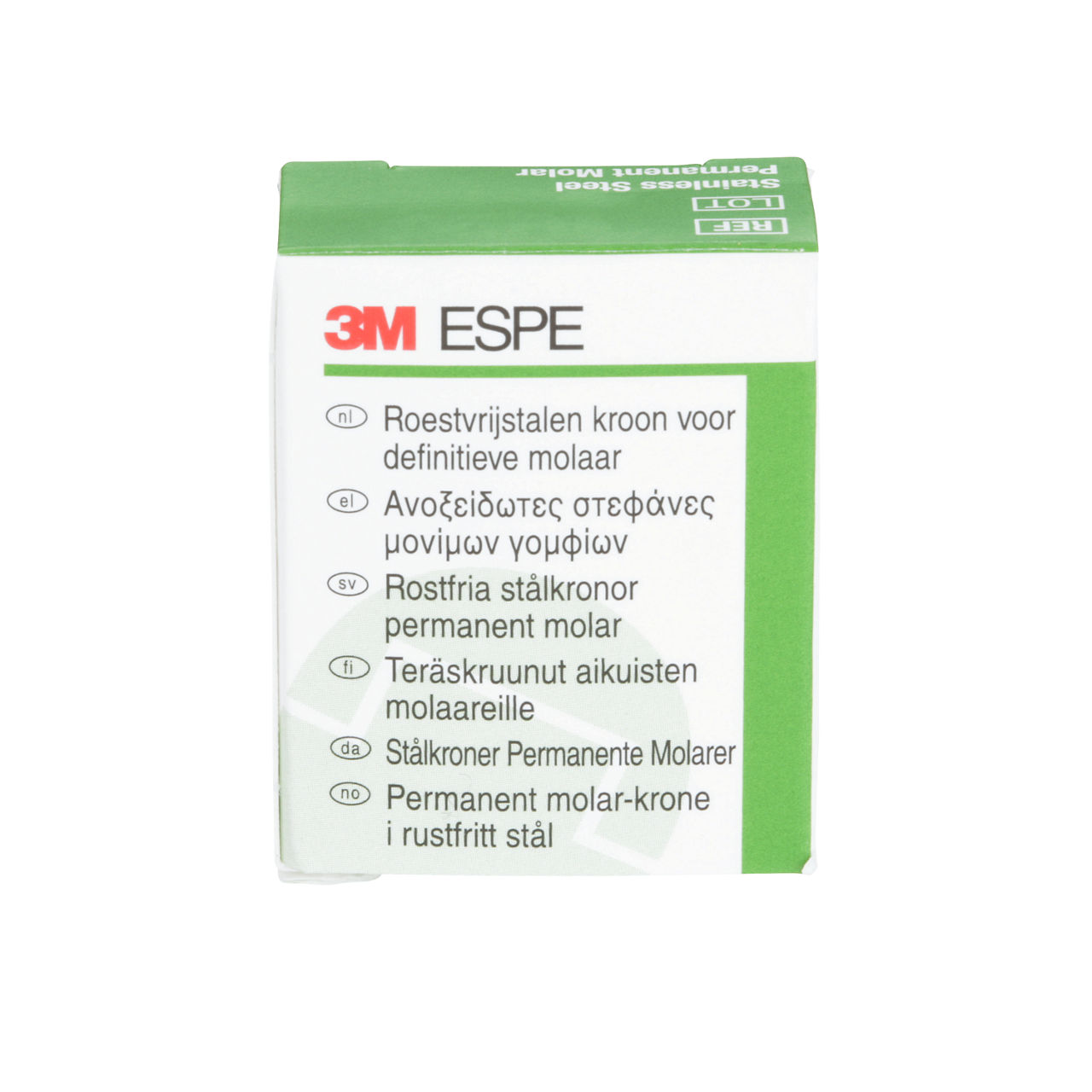3M ESPE Stainless Steel First Permanent Molar Replacement Crown, 6-UR-2, upper right