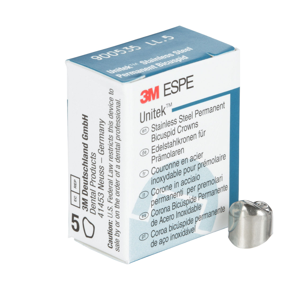 900535 UNITEK SS 1ST BICUSPID LL-5 5/PAC