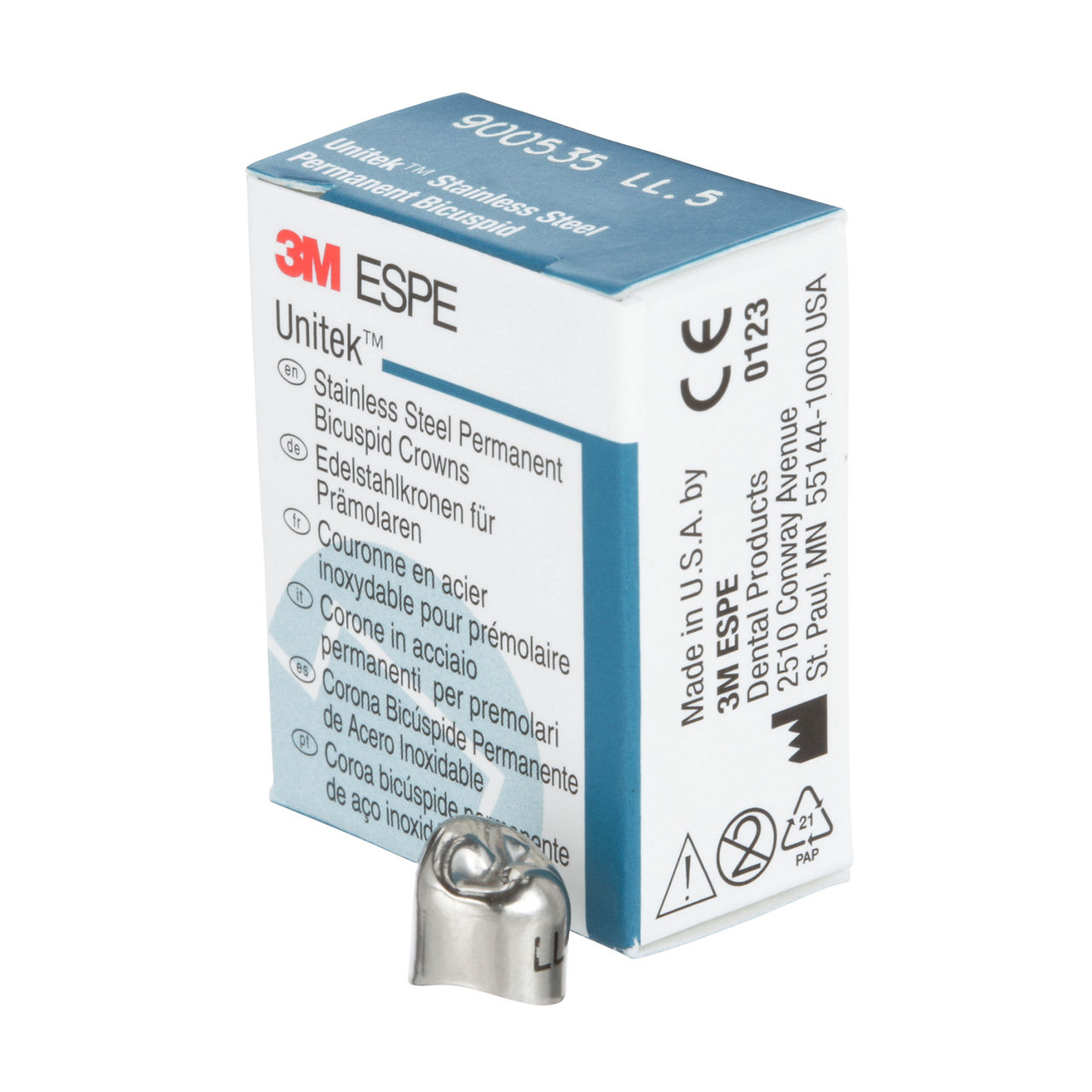 900535 UNITEK SS 1ST BICUSPID LL-5 5/PAC