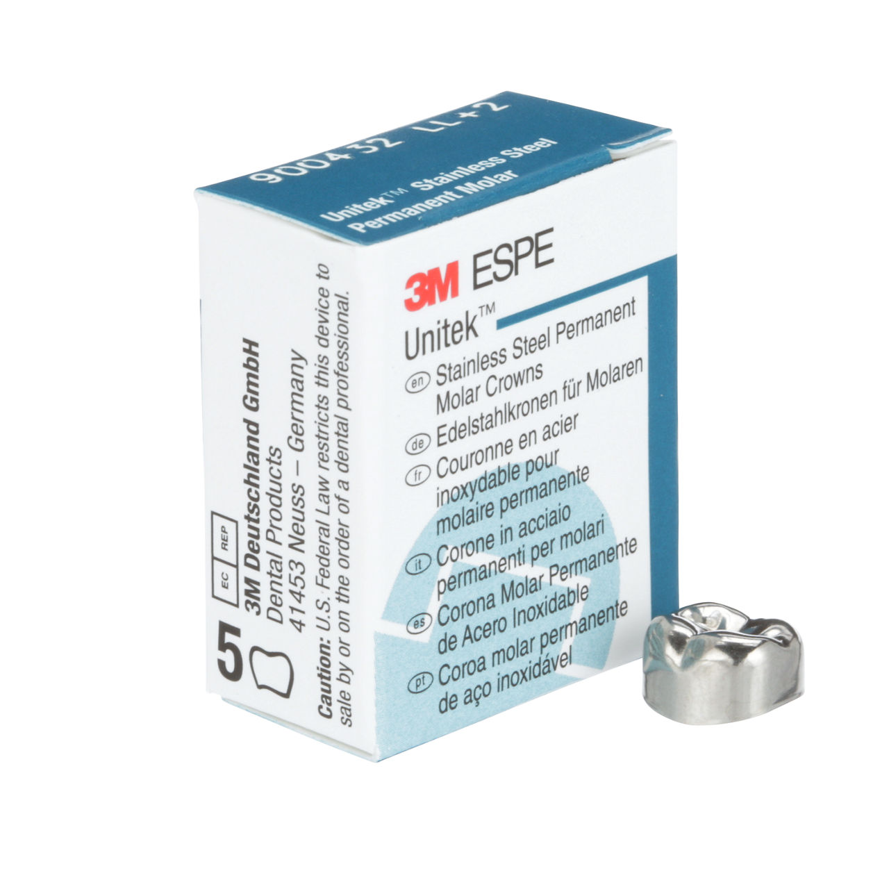 900432 UNITEK 2ND PERM SS MOL LL-2 5/PAC