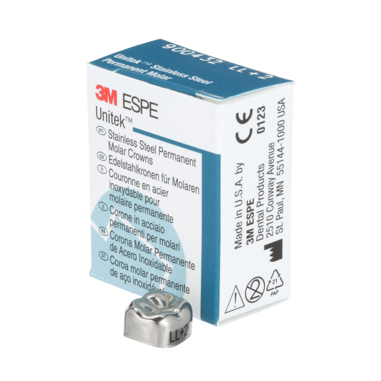 900432 UNITEK 2ND PERM SS MOL LL-2 5/PAC