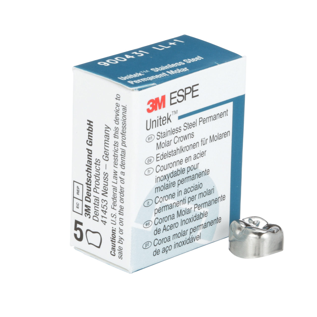 900431 UNITEK 2ND PERM SS MOL LL-1 5/PAC