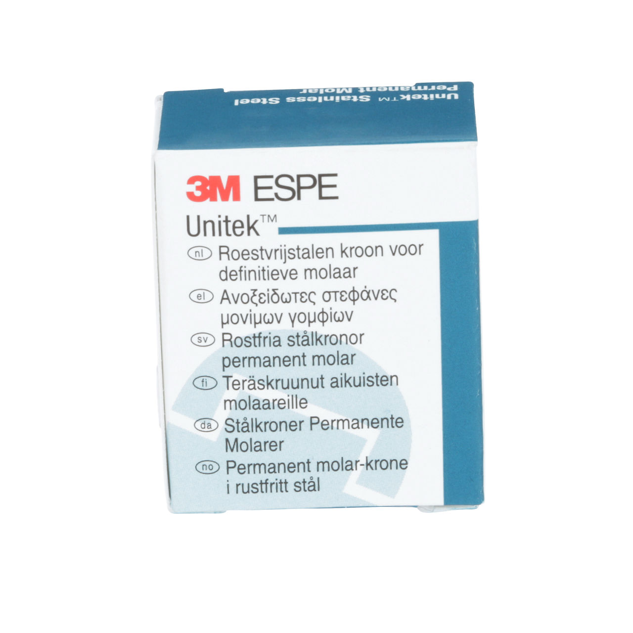 3M ESPE Unitek Stainless Steel First Permanent Molar Crown, 900347, lower right, size 7