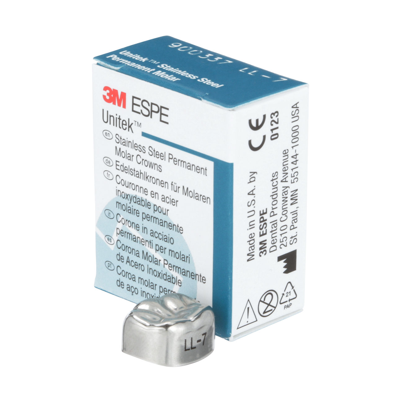 900337 UNITEK 1ST PERM SS MOL LL-7 5/PAC