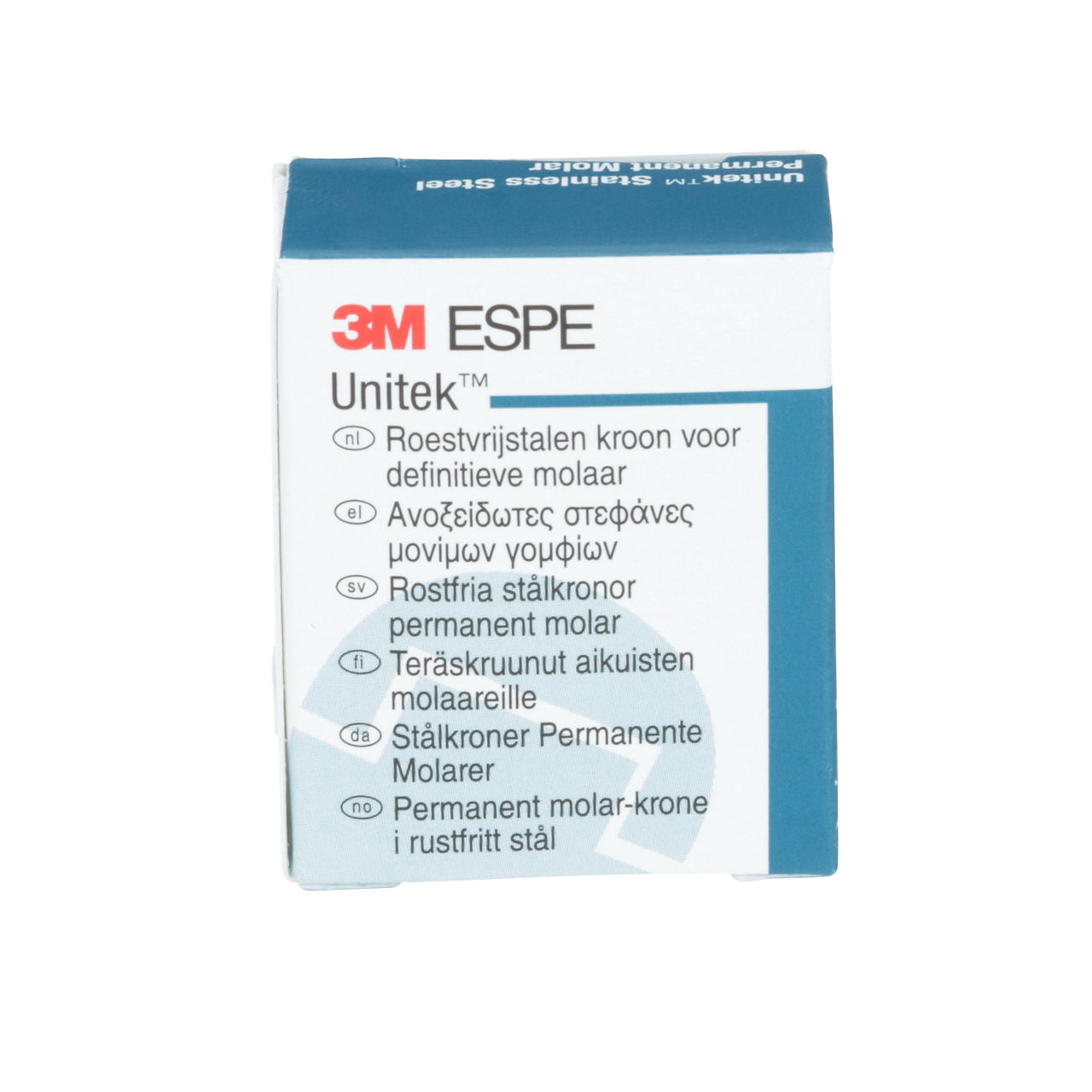 3M ESPE Unitek Stainless Steel First Permanent Molar Crown, 900326, upper right, size 6
