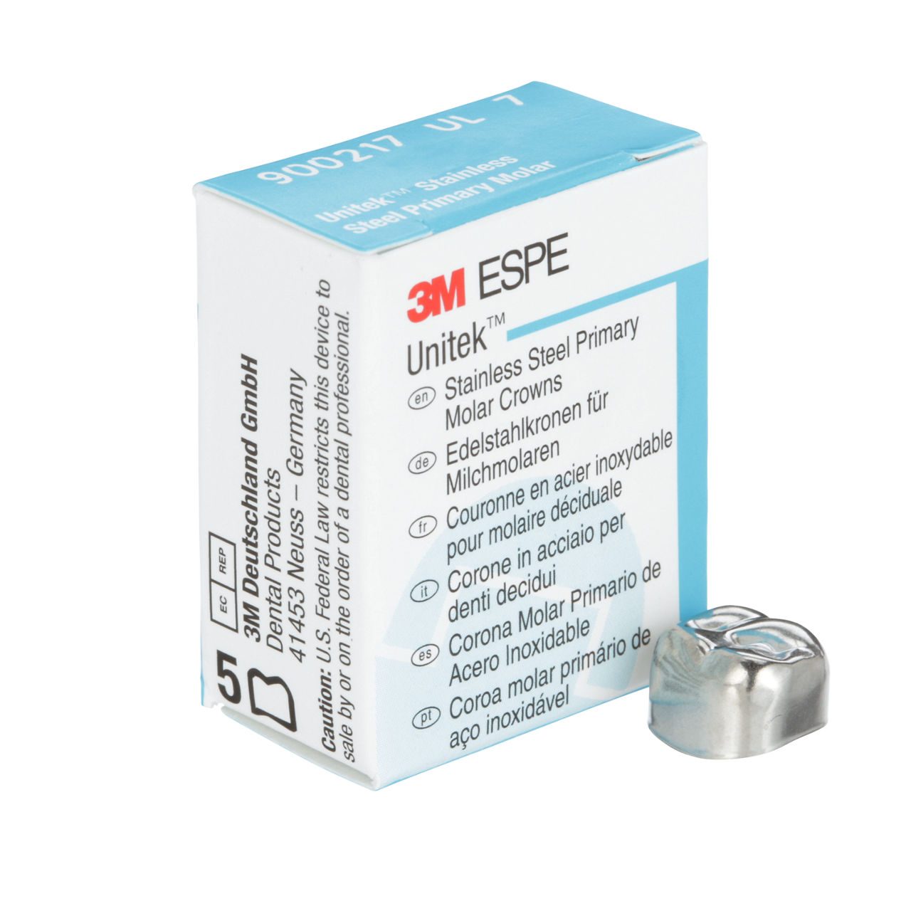 900217 UNITEK 2ND PRIM SS MOL UL-7 5/PAC