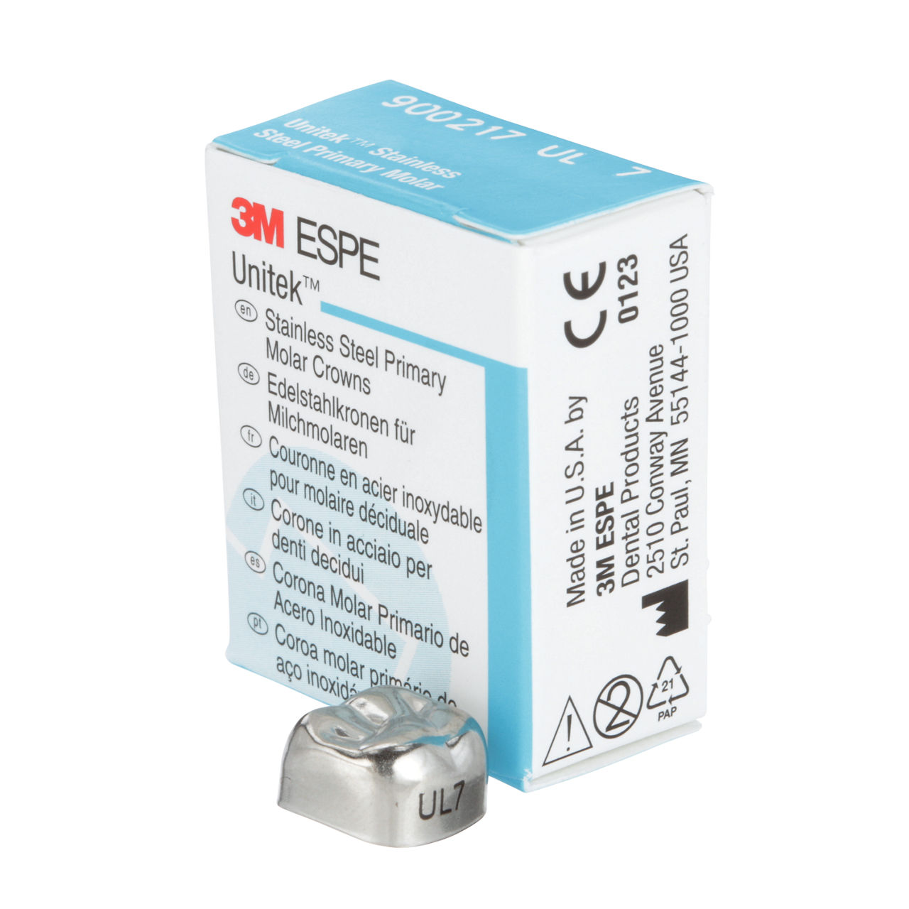 900217 UNITEK 2ND PRIM SS MOL UL-7 5/PAC