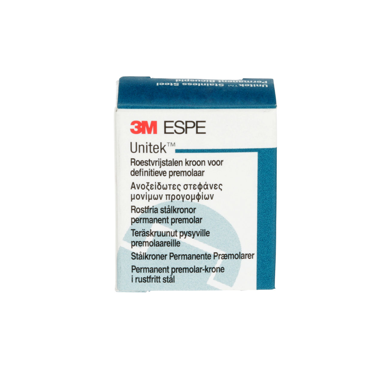 3M ESPE Unitek Stainless Steel Permanent First Bicuspid Crown, 900522, upper right, size 2