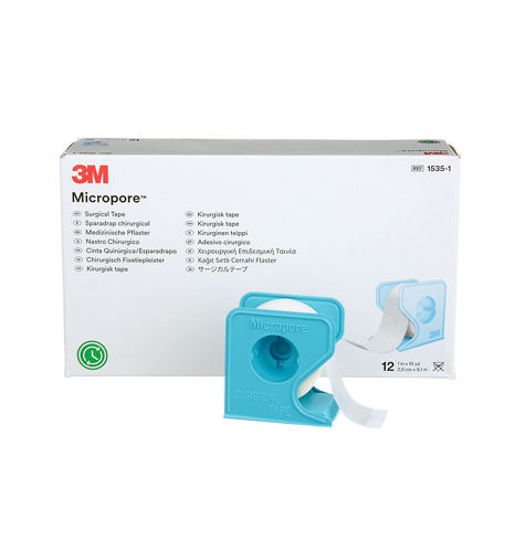 3M™ Micropore™ Surgical Tape with Dispenser, 1535 Series