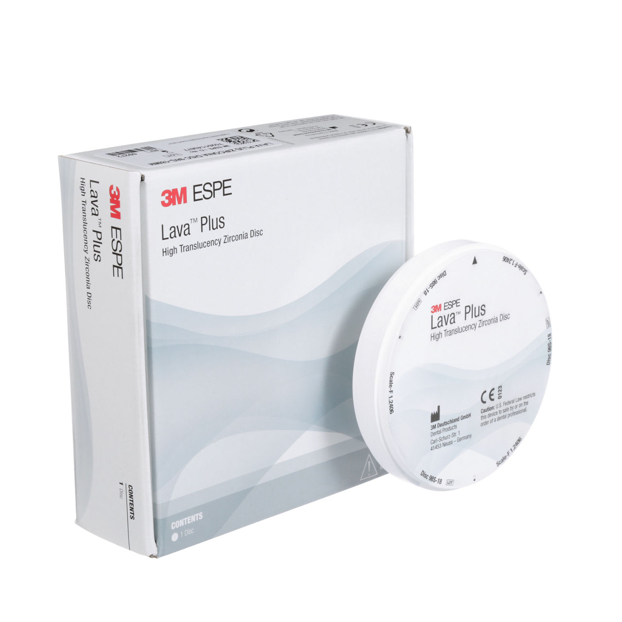 69272 LAVA PLUS ZIRCONIA DISC 98S-18 MM