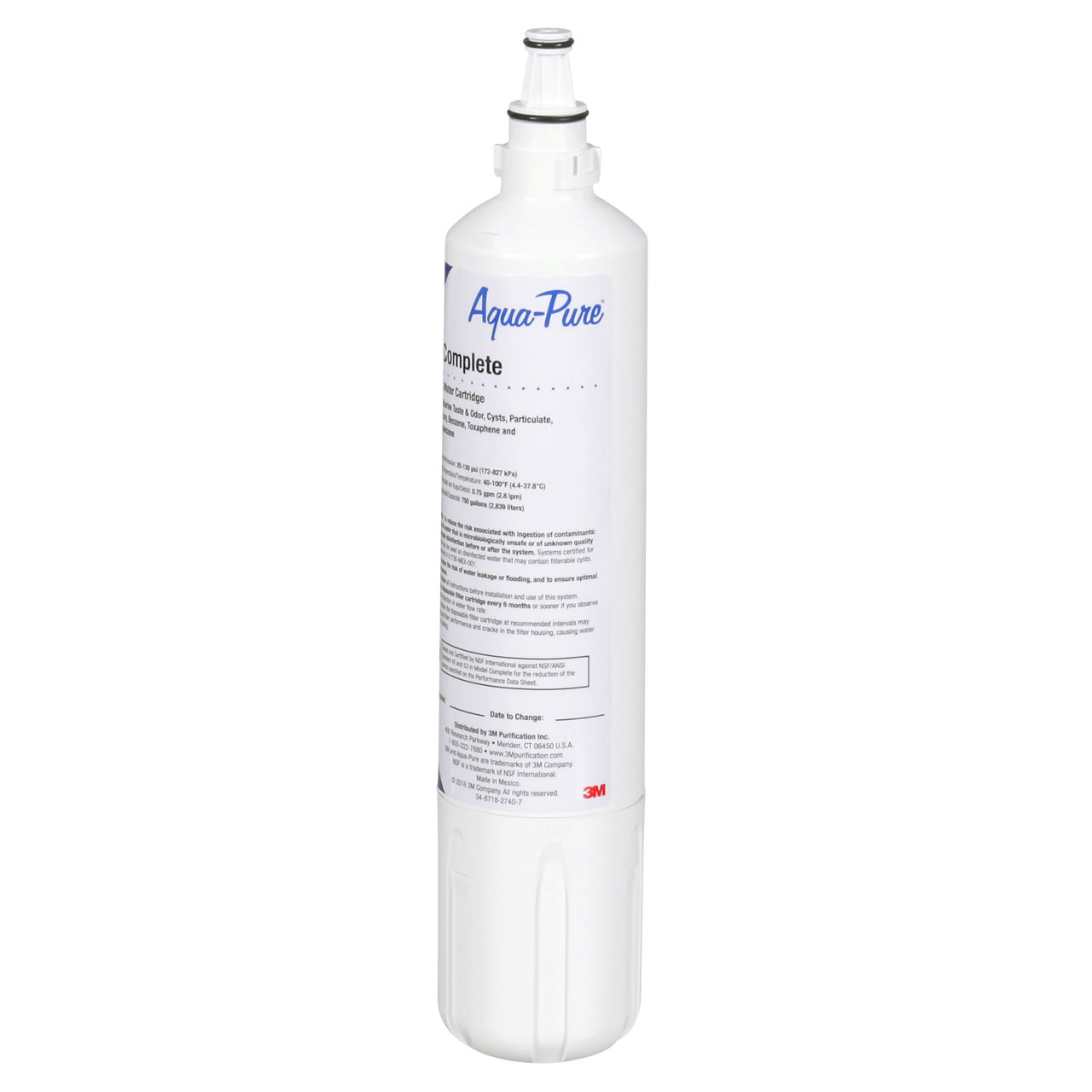 3M™ Aqua-Pure™ Under Sink Dedicated Faucet Water Filter Cartridge AP Easy C-Complete
