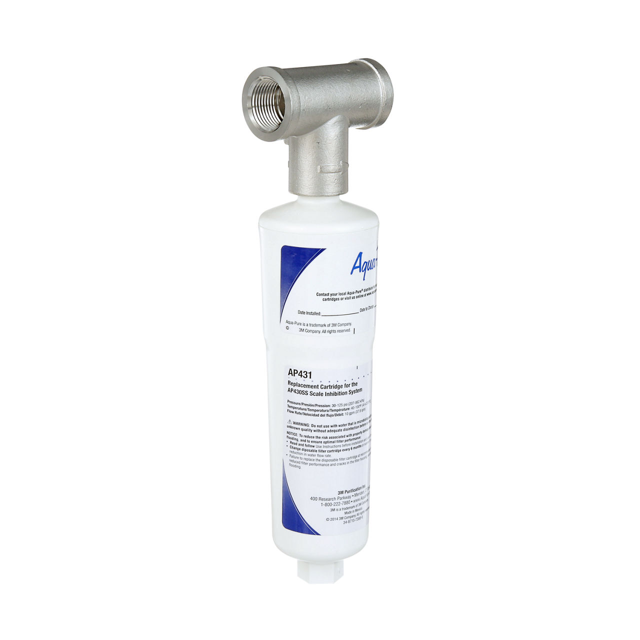 3M™ Aqua-Pure™ Whole House Scale Inhibition Replacement Cartridge AP431, AP43111, Scale