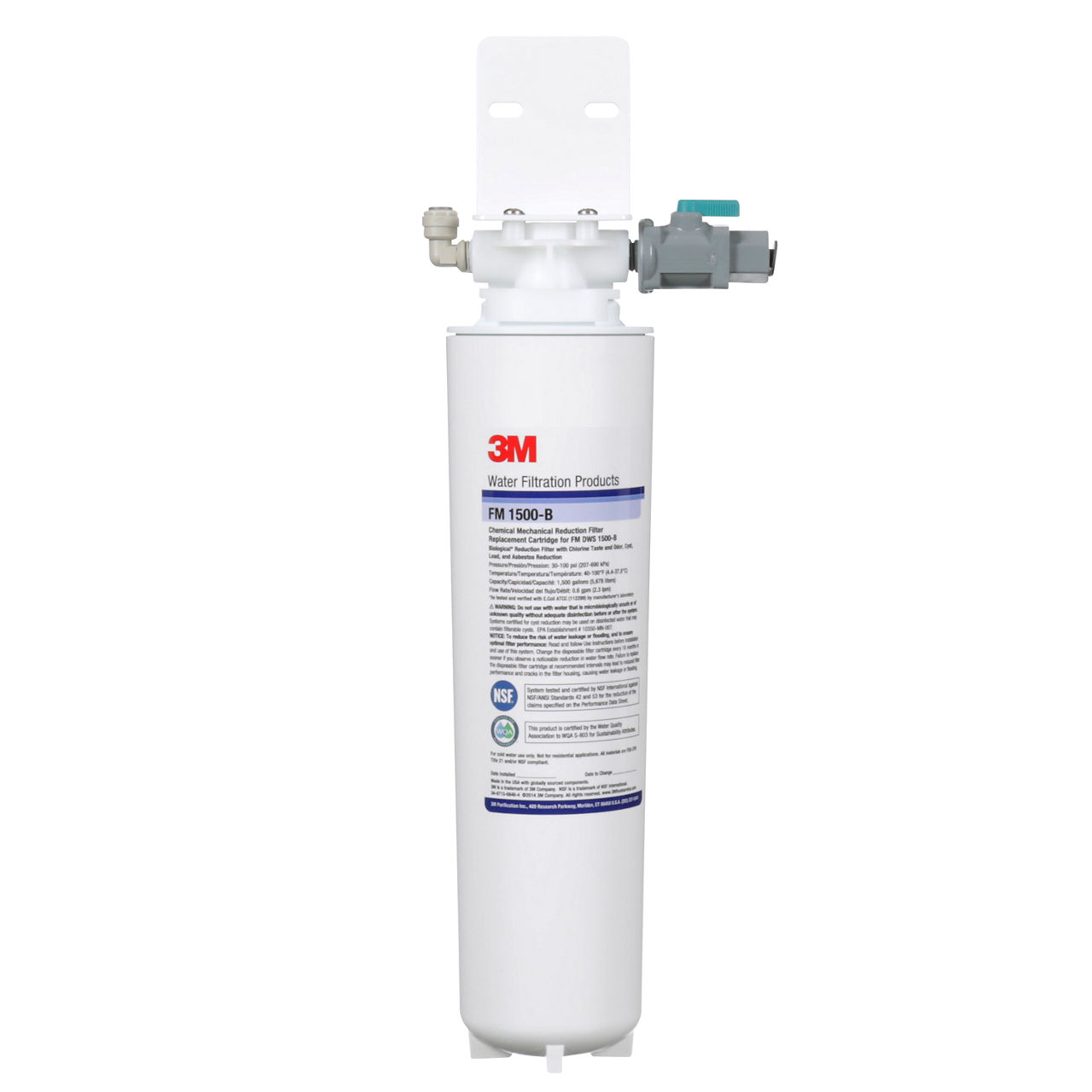3M™ Under Sink Drinking Water System FM1500-B, 05-61006, 10/Case