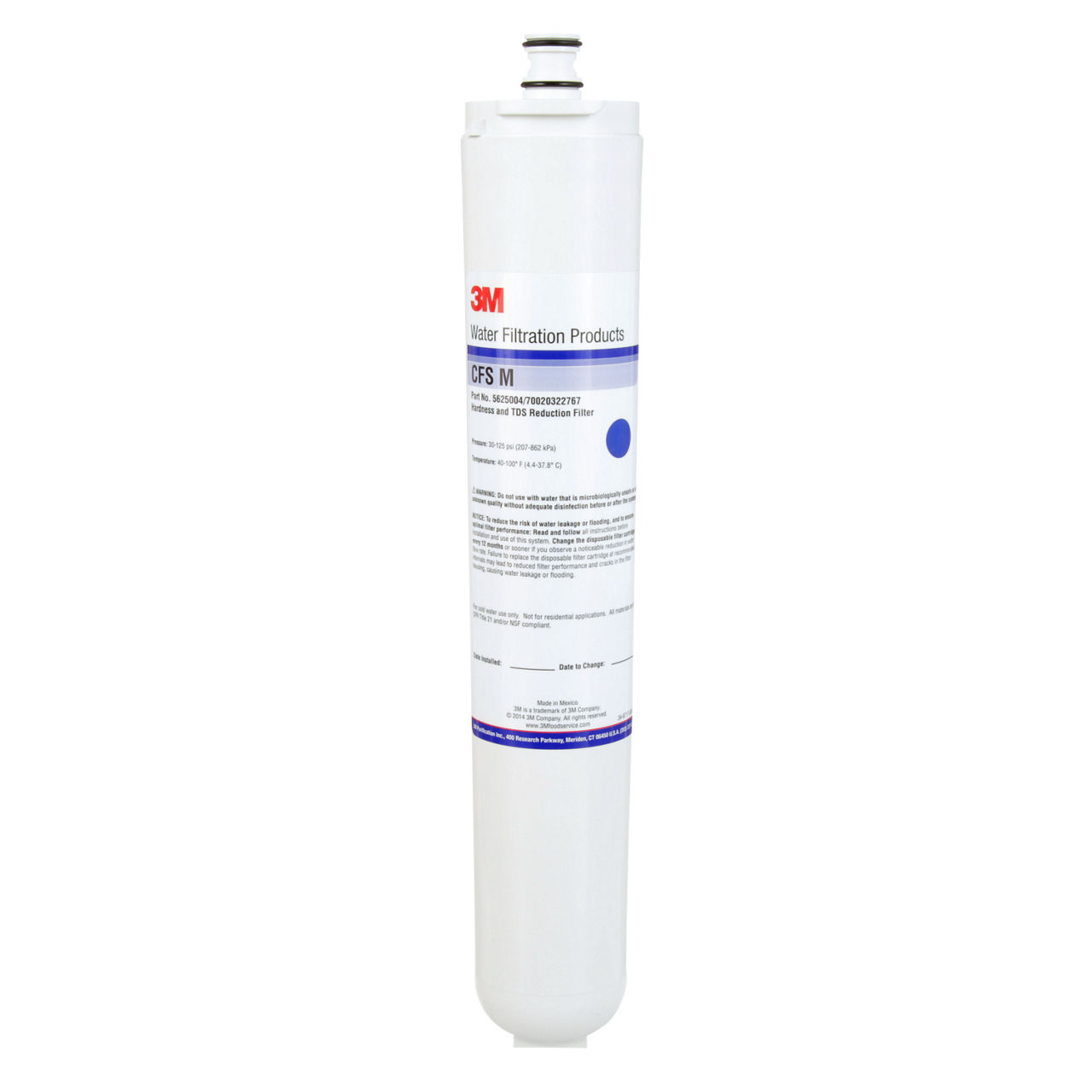 3M™ Reverse Osmosis Replacement Water Filter Cartridge TFS450 CARTPAK, 5624803