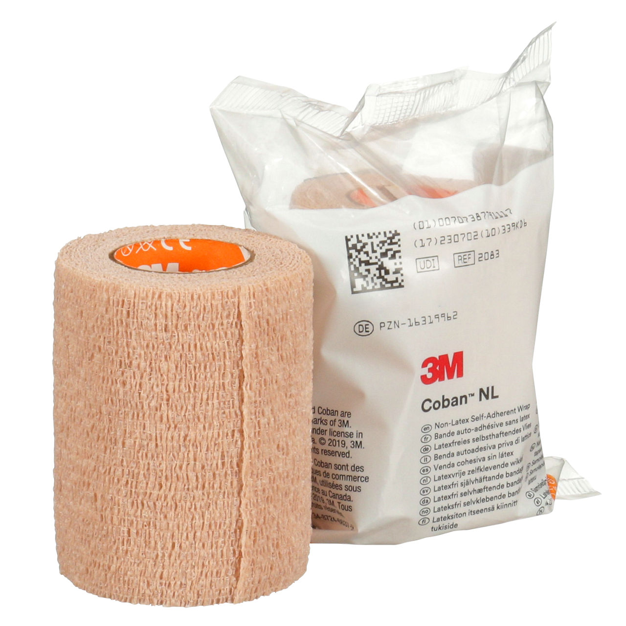 3M™ Coban™ NL Non-Latex Self-Adherent Wrap with Hand Tear, 2083, 3 in x5 yd, 24 ROL/CS