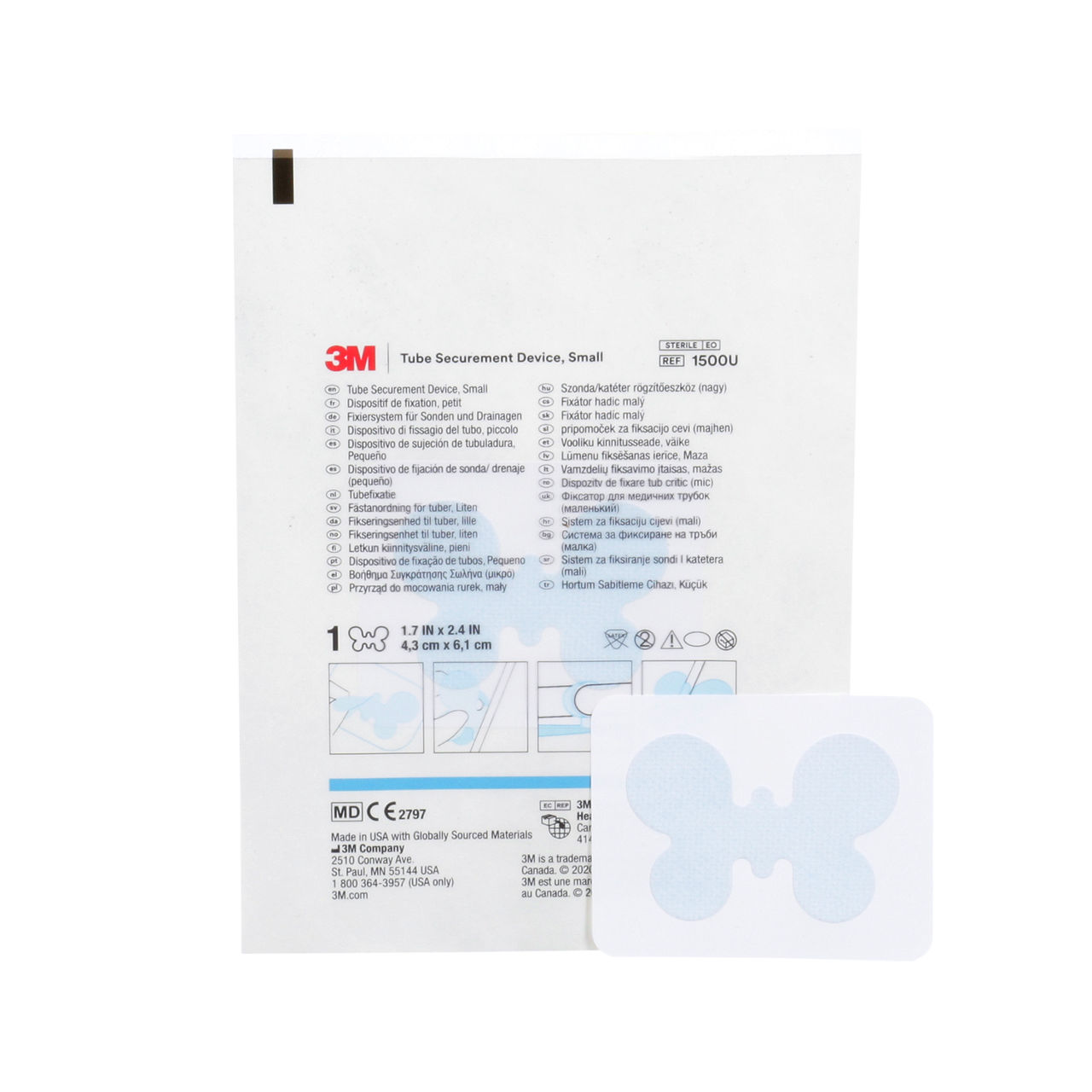 3M™ Fixatiehulpmiddel voor katheter, drain en sonde