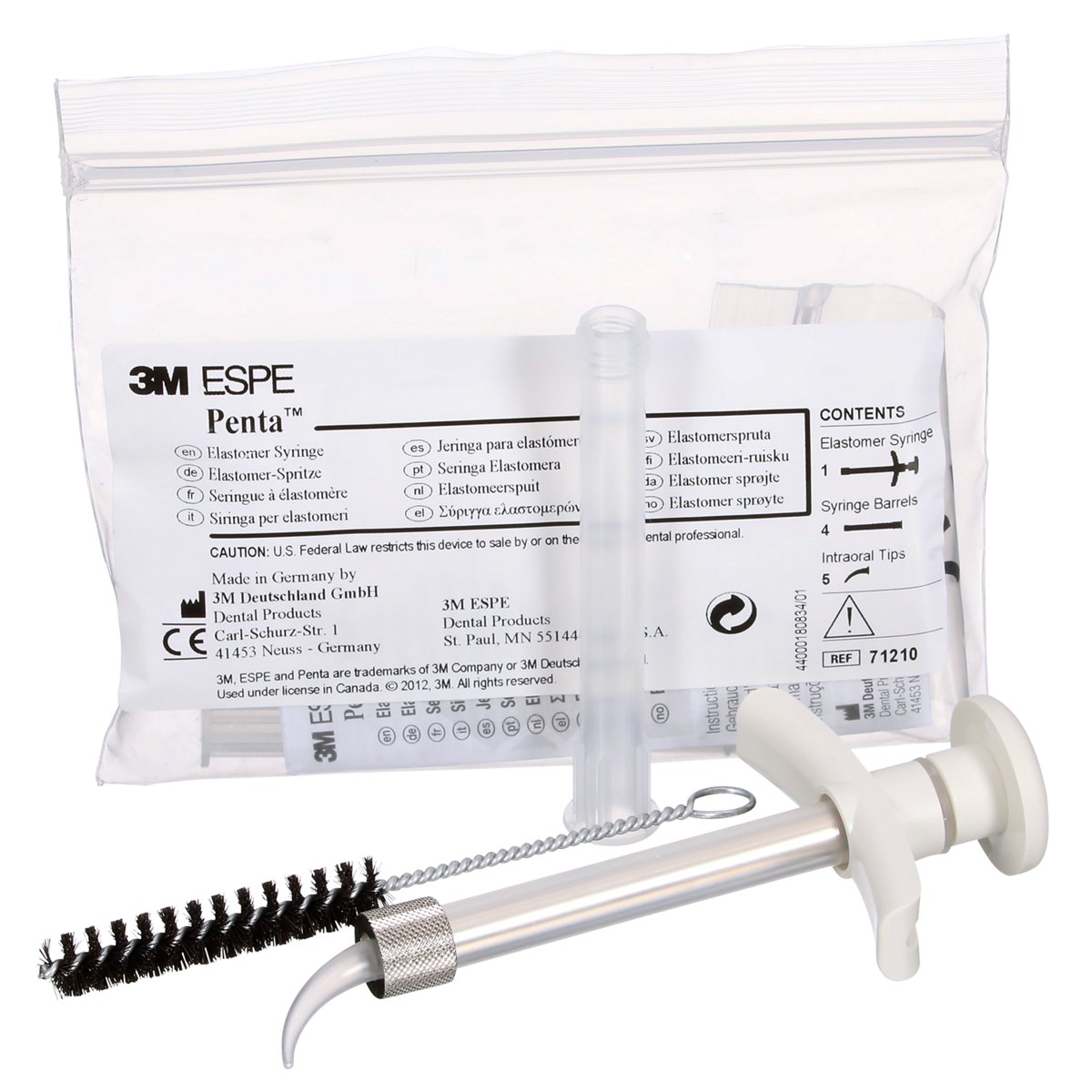 Penta Elastomer Syringe for Pentamix Impression Material