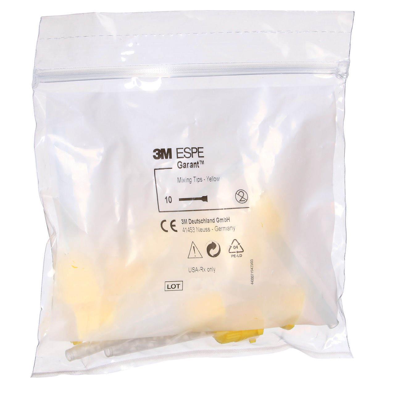 3M™ Garant™ Mixing Tips Yellow (50) Refill, 71452