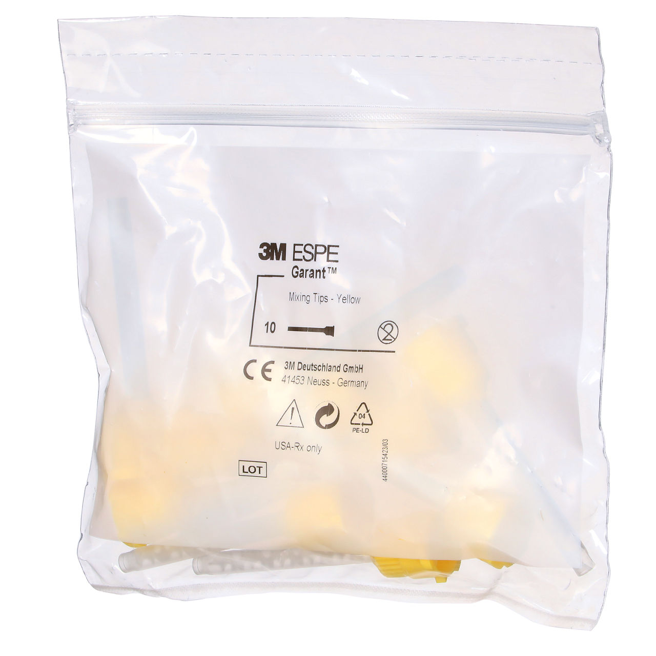 3M™ Garant™ Mixing Tips Yellow (50) Refill, 71452