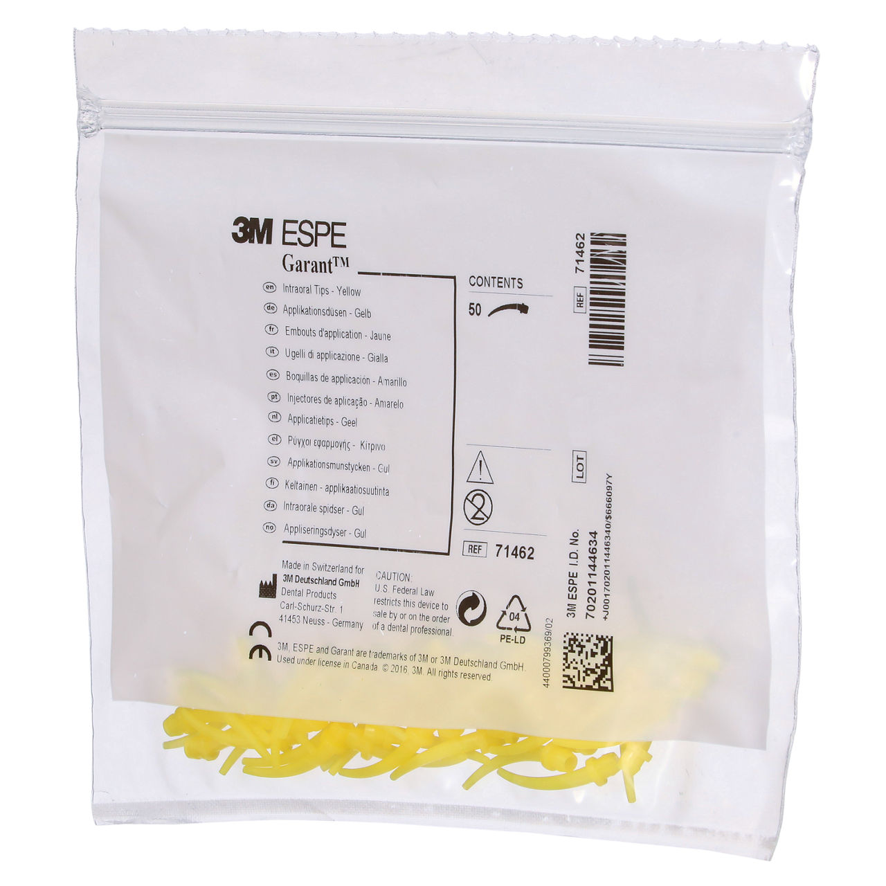 3M™ Garant™ Intraoral Tips Yellow (50) Refill, 71462