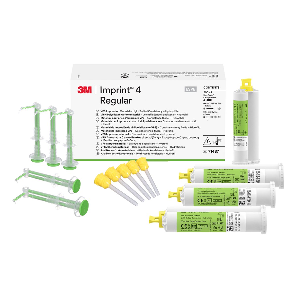 3M Imprint 4 VPS Impression Material, Regular and Short Set