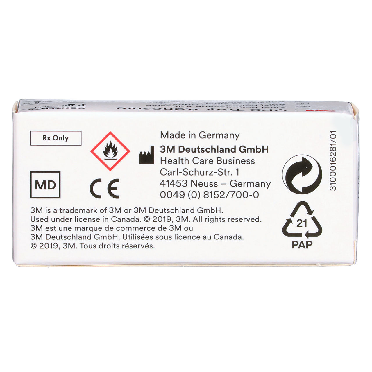 3M™ VPS Tray Adhesive Refill, 7307