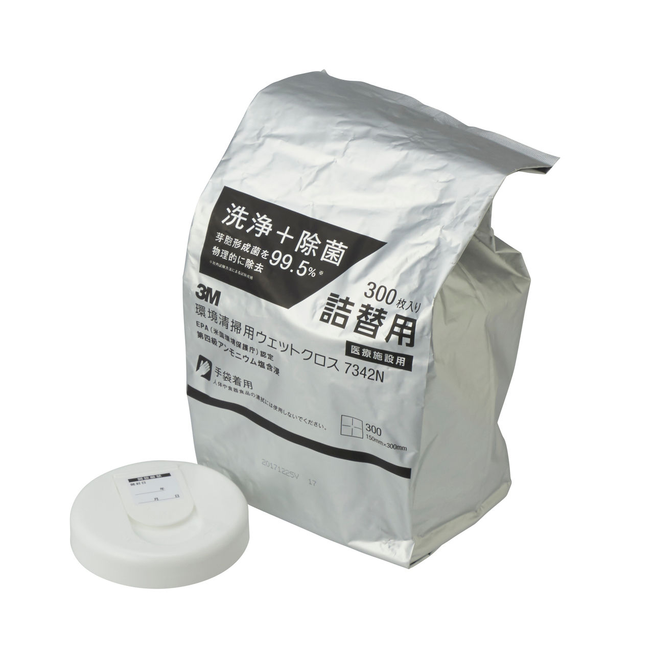 3M™ Environmental Cleaning for Wet Cross, 7342N, 150 mm x 300 mm, 6 Each/Case