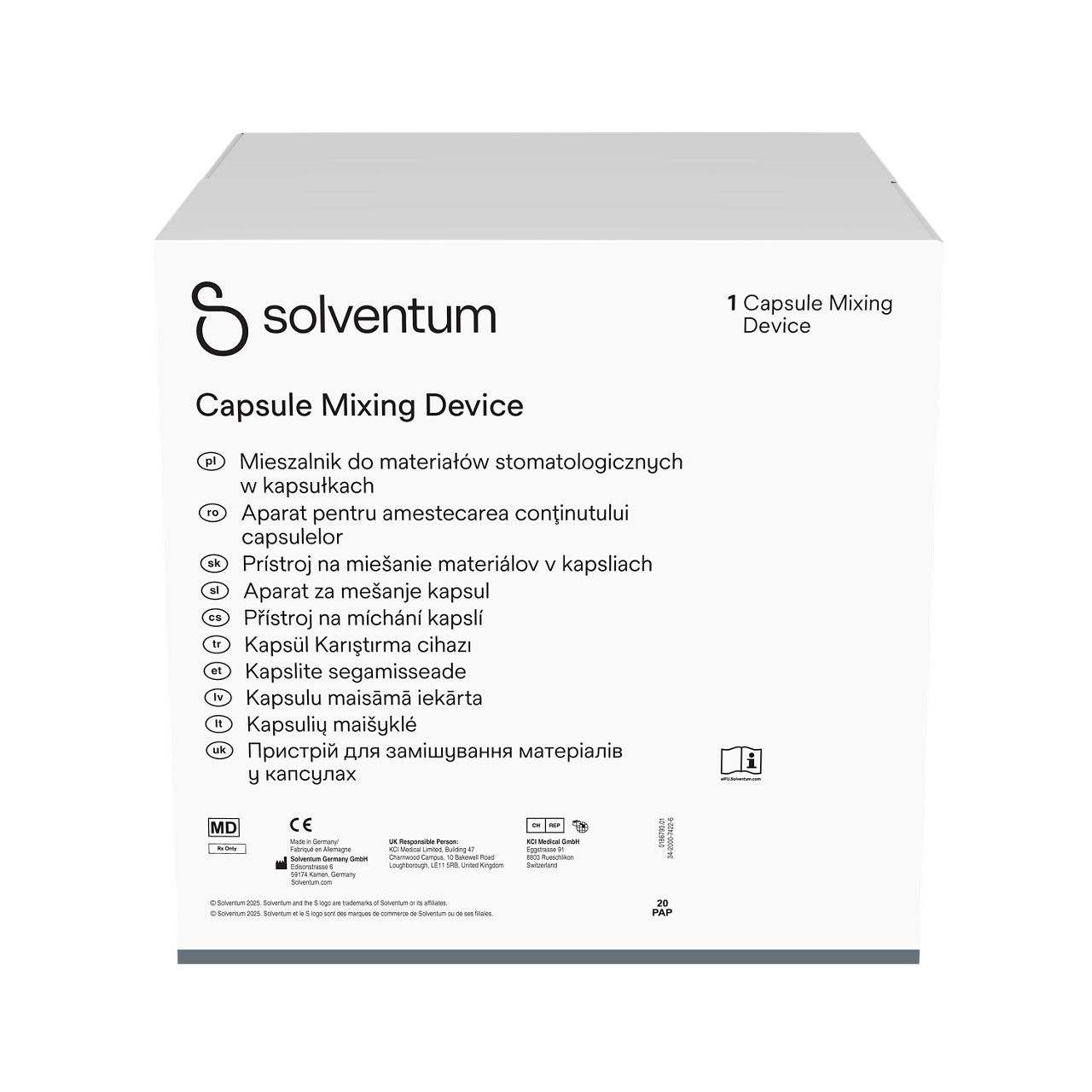 Solventum™ Capsule Mixing Device, 76193, 1 EA - Left, Center, In Packaging (2C1)