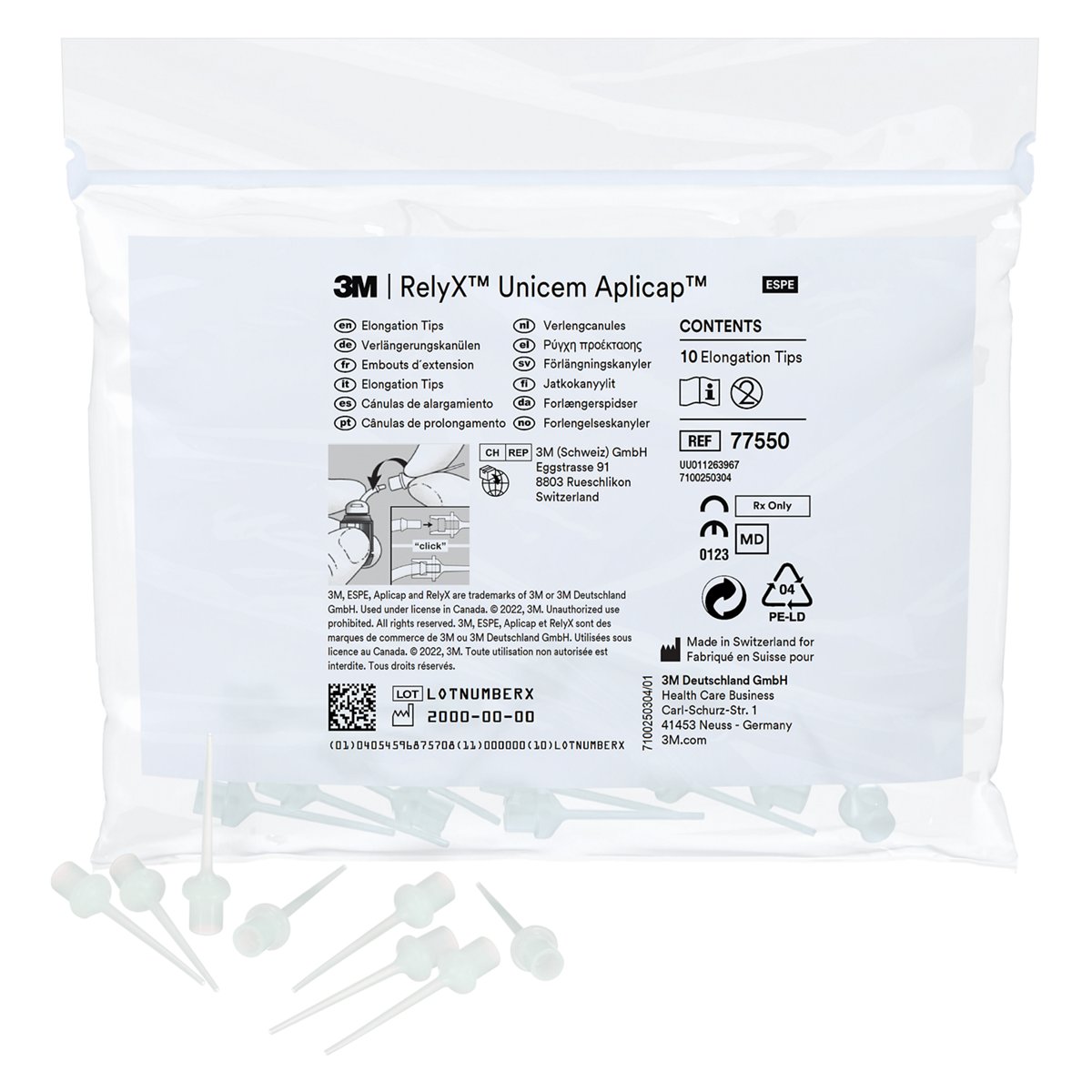 RelyX Unicem Aplicap Elongation Tips for Root Canal Cementation