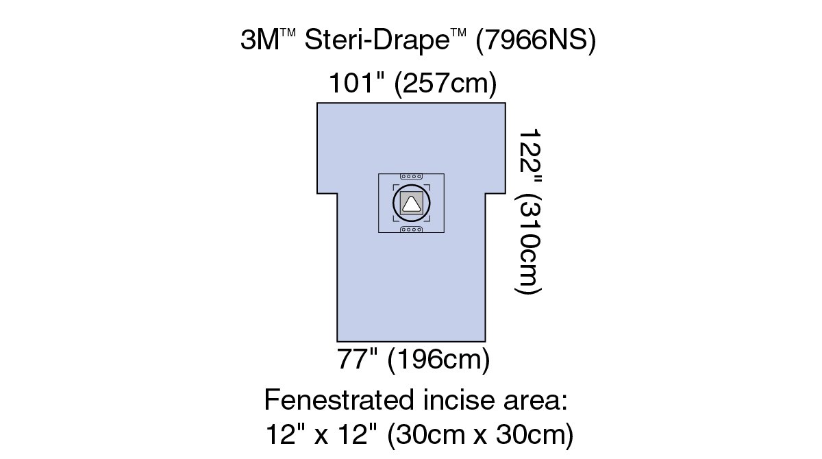 Steri-Drape Caesarean-Section Sheet With Aperture Pouch