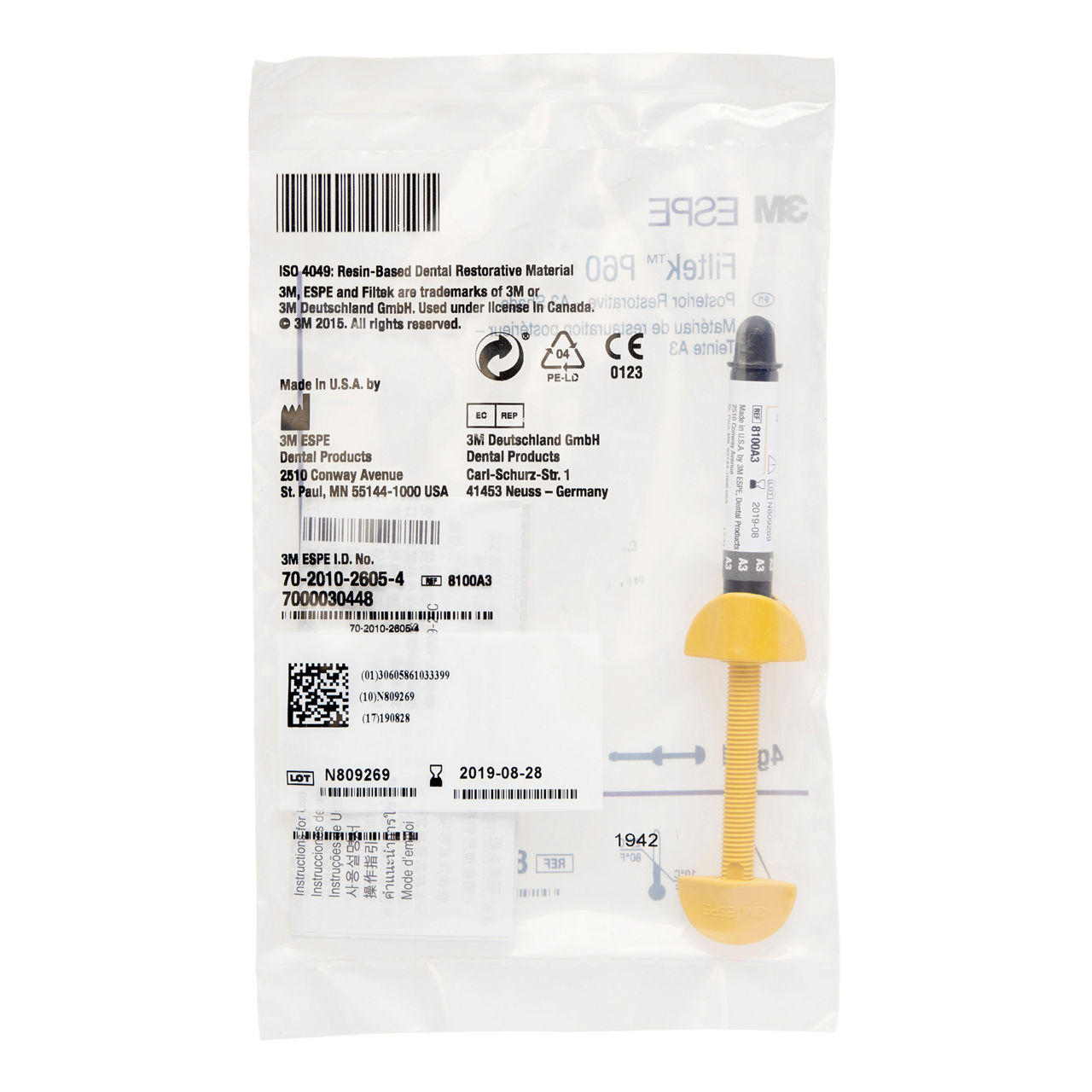 Filtek P60 Posterior Restorative 8100A3