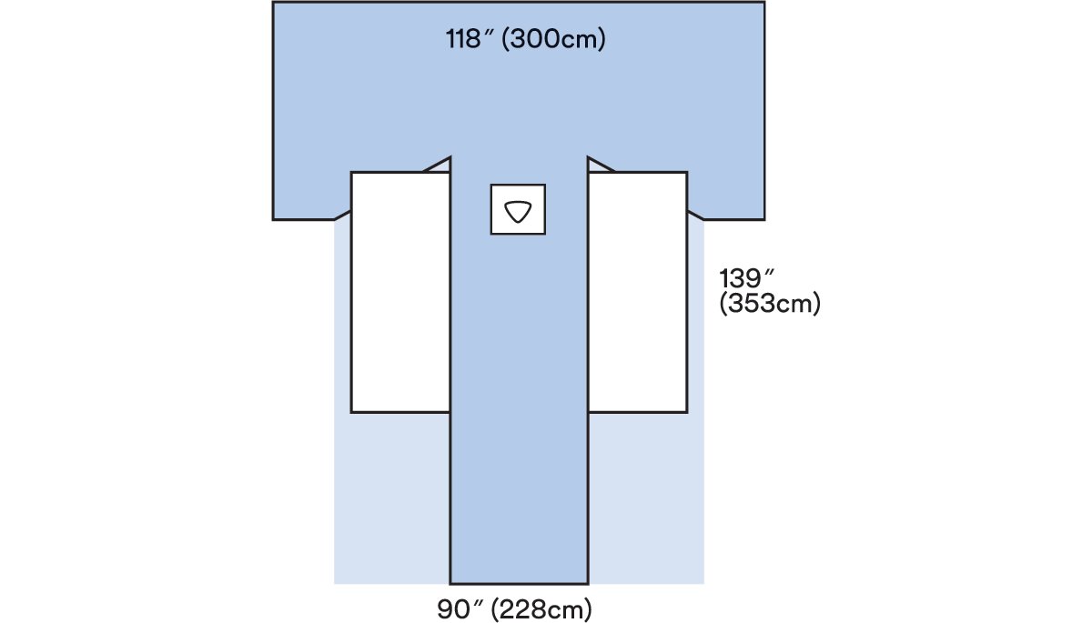 3M Steri-Drape Adhesive Split Sheet Drape