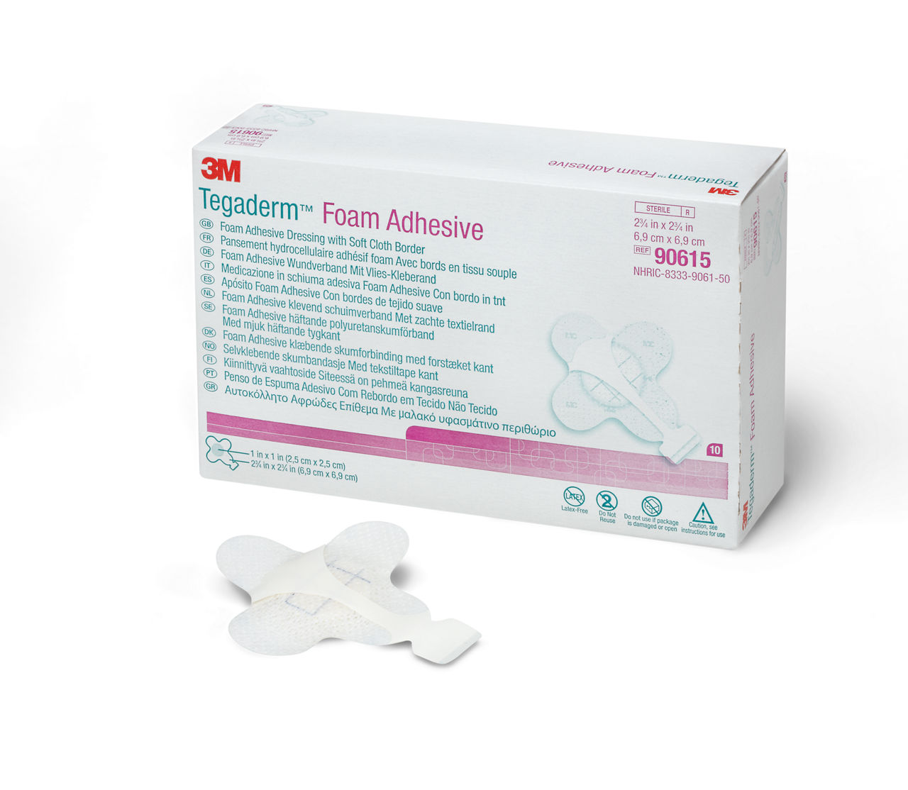 Tegaderm Foam Adhesive Dressing 90615