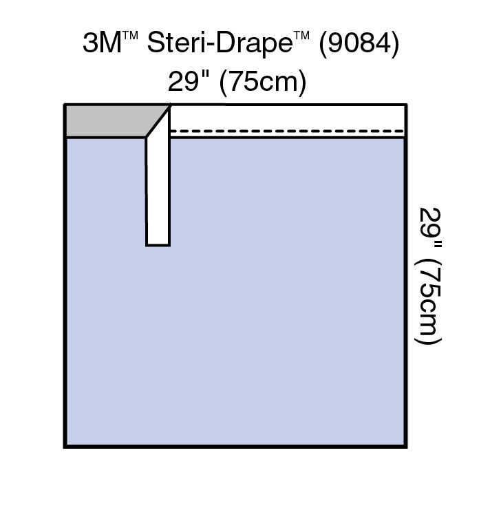 LENÇÓIS CIRÚRGICOS BÁSICOS E ACESSÓRIOS 3M™ STERI-DRAPE™, 9084