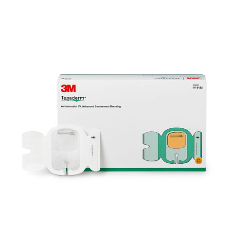 3M™ Tegaderm™ Antimicrobial I.V. Advanced Securement Dressing 9132