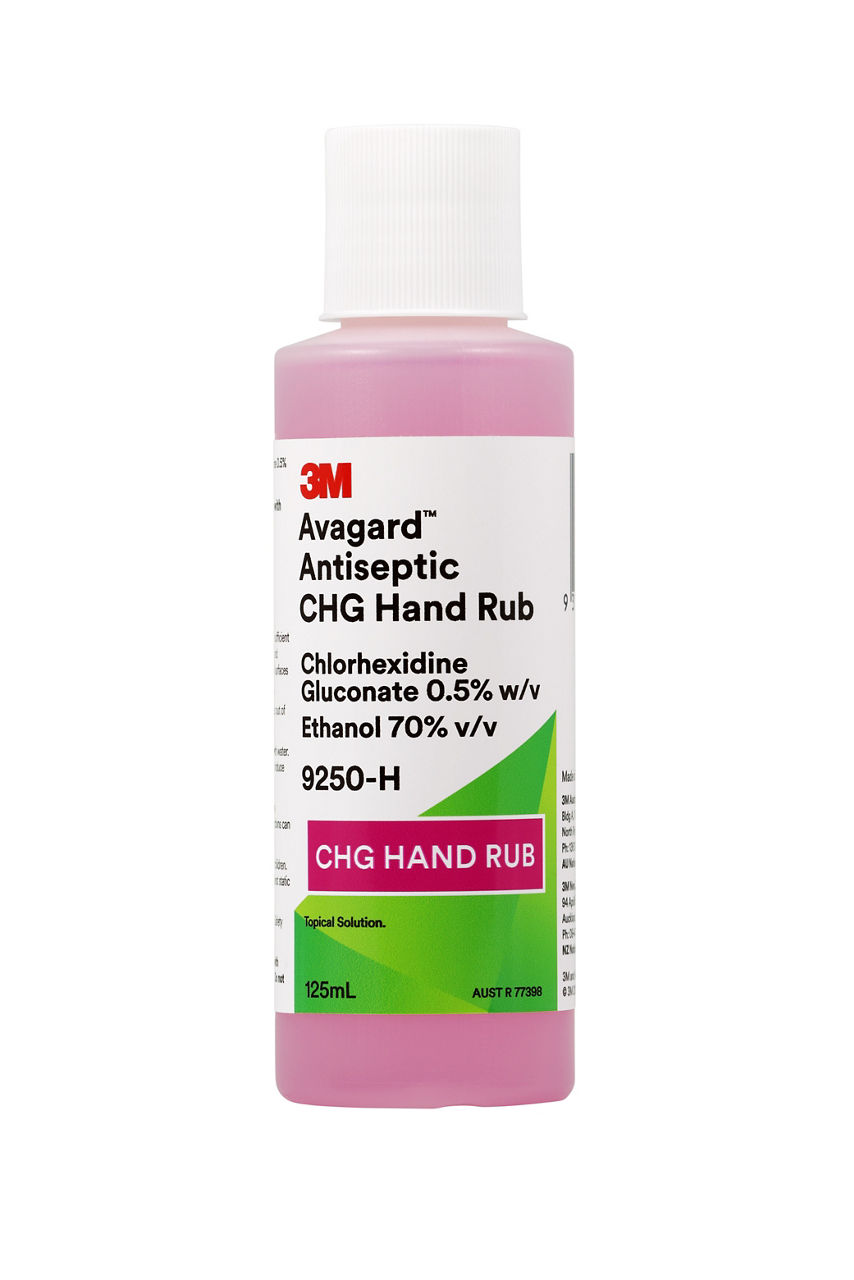 3M™ Avagard™ Antiseptic CHG Hand Rub, 9250H, 125 mL, 40/Case