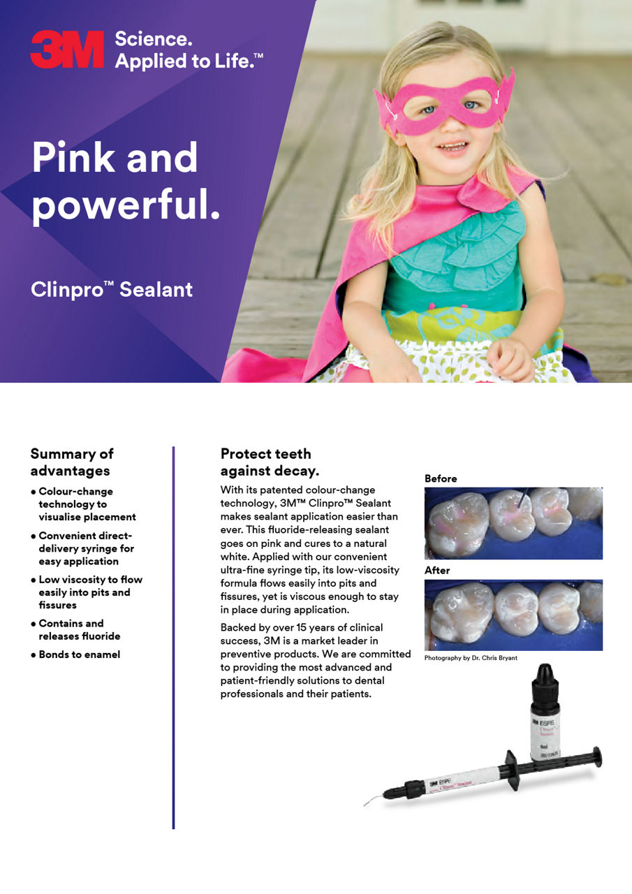 [ANZ] Clinpro™ Sealant Sell Leaflet