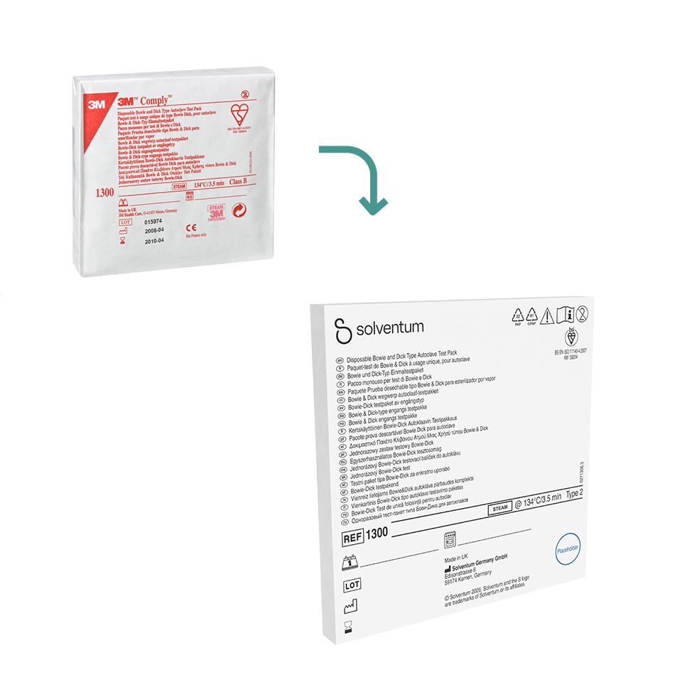 Comply™ Bowie-Dick-Plus-Autoklavband Testpaket