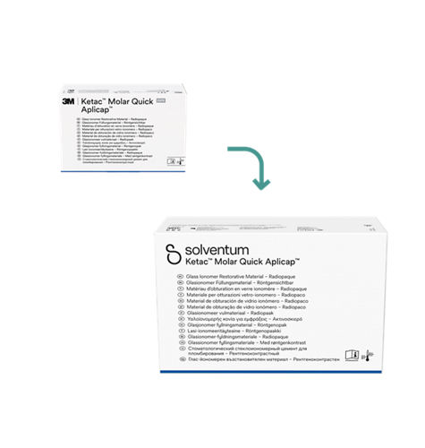 3M™ Ketac™ Molar Quick Aplicap™, Reposiciónes Cápsulas Ionómero de Vidrio Autopolimerizable