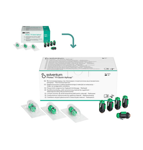 3M™ Photac™ Fil Quick Aplicap™ Light-Cured Glass Ionomer Restorative