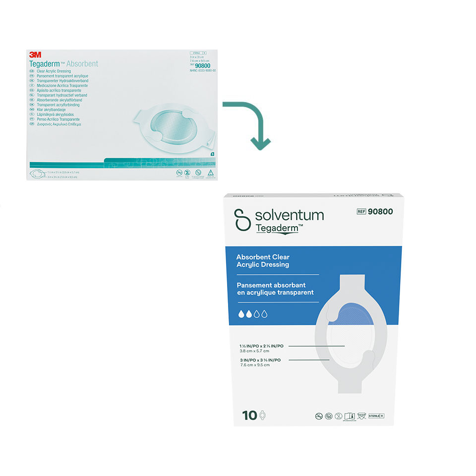 Tegaderm™ Absorbent Clear Acrylic Dressing (9080X)