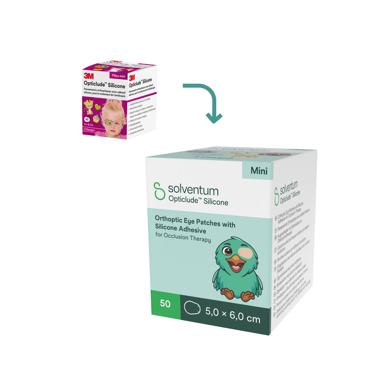 Opticlude™ Silicone Augenpflaster pick'n'mix