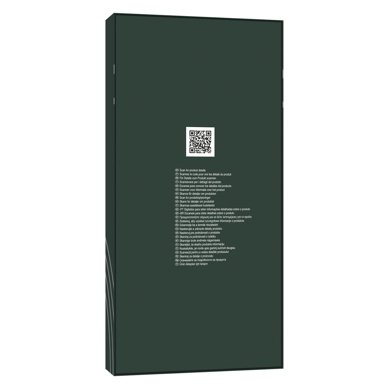 Littmann® Classic III™ Stethoscope Carton - Back, Left, In Packaging (7L1)