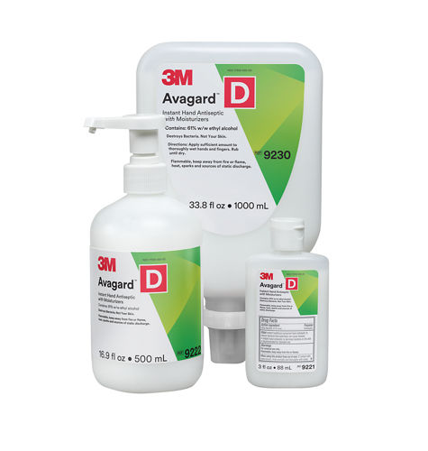 Antiseptique instantané pour les mains avec hydratants Avagard™ D (92XX)