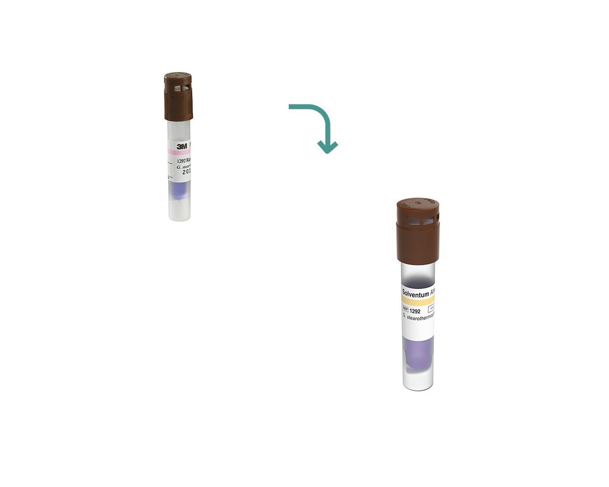 3M Attest Rapid Steam Biological Indicator, 1292, Brown Cap